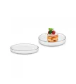 Assiettes Duo Tapas Verre Ø80xh11mm / Ø75xh14mm 36 Duos